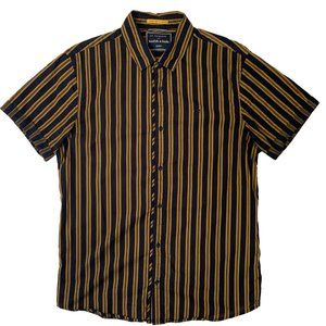 Striped Short Sleeve Button Down